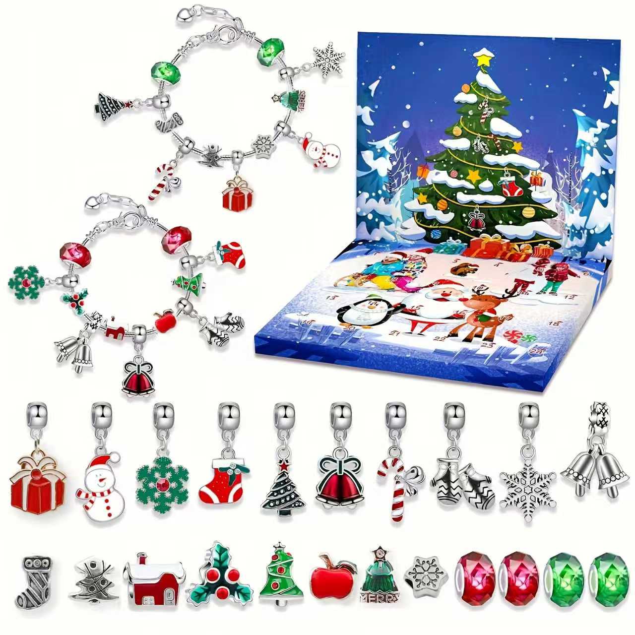 Resin Art Case - Caja de calendario navideño creativo con