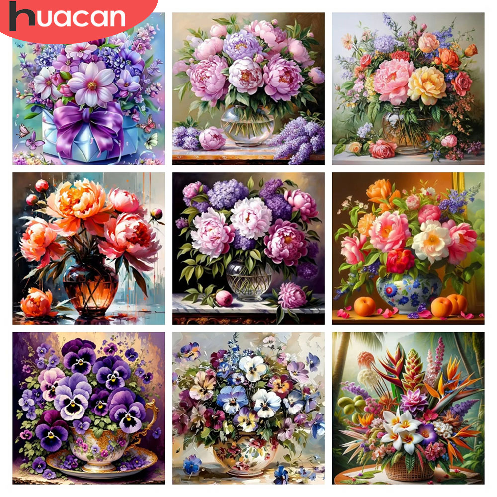 HUACAN-mosaico de diamantes 5D - Resin Art Rose reseña y precio