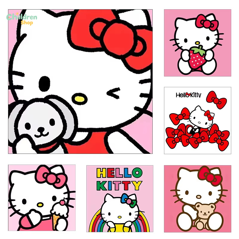 Sanrio Hello Kitty, diseño kaw - Resin Art Wallpaper reseña y precio