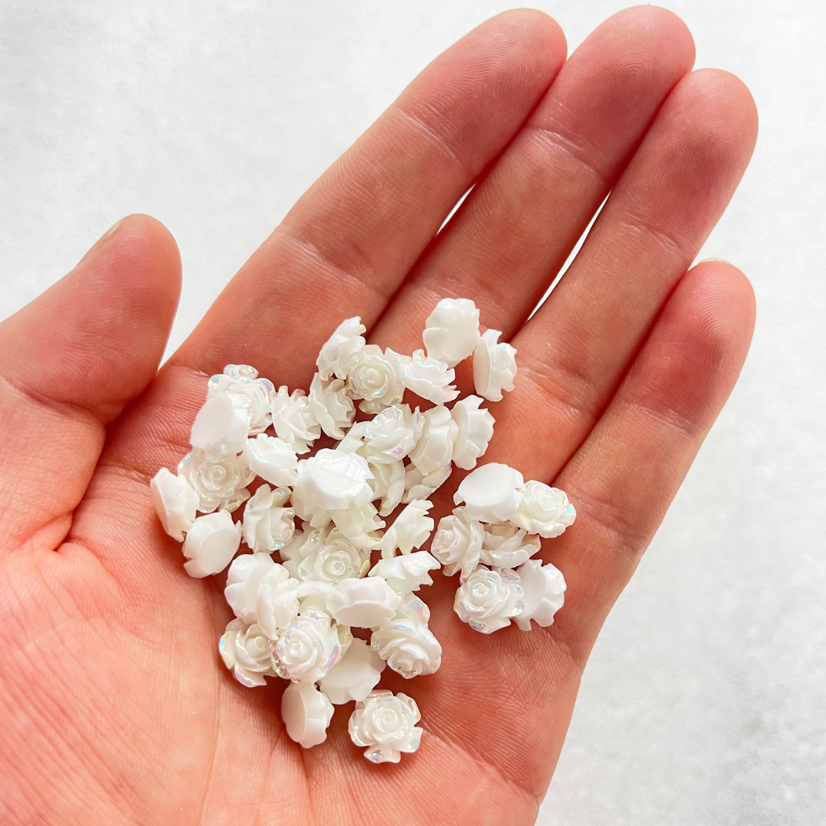 100 Piezas de Adornos para Uña - Resin Art Rose reseña y precio