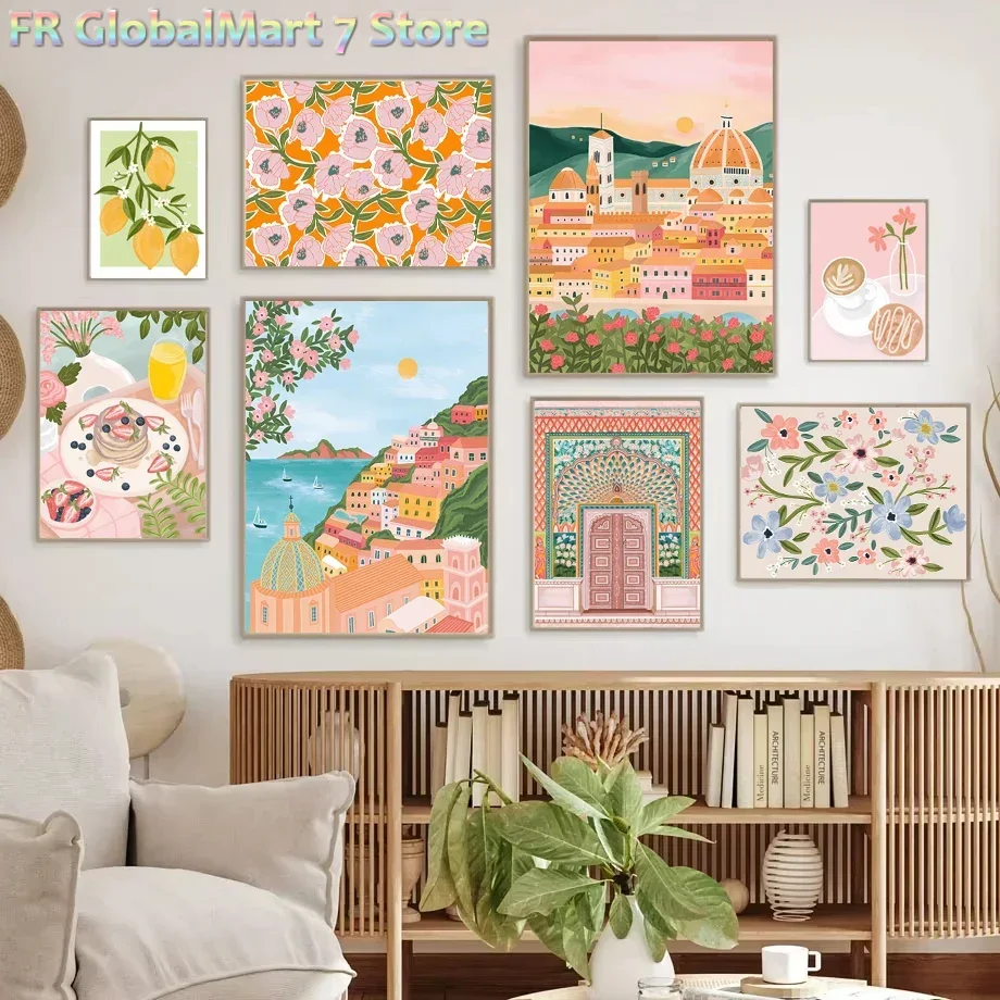 1 unidad de cuadro con motivos - Resin Art Wallpaper reseña y precio