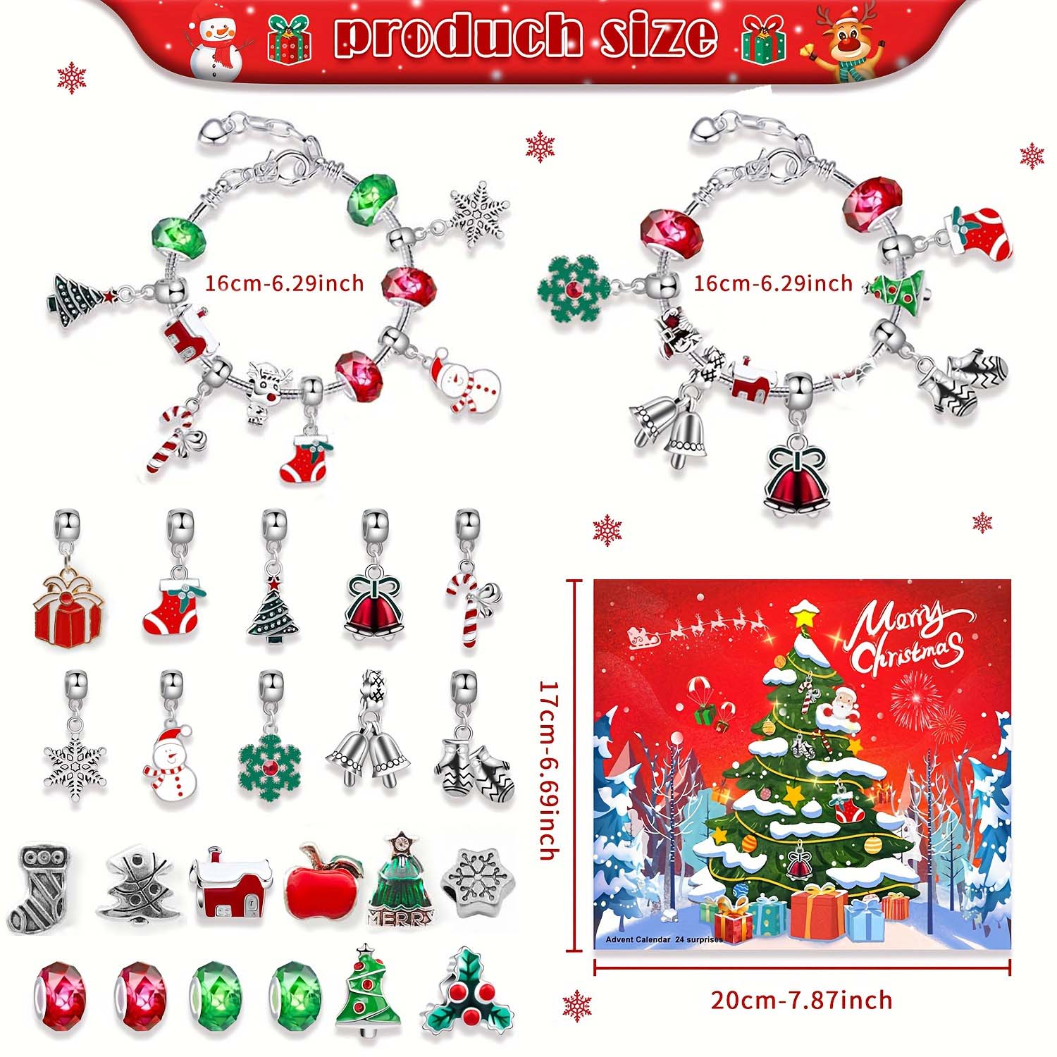 Caja de calendario navideño cr - Resin Art Case reseña y precio
