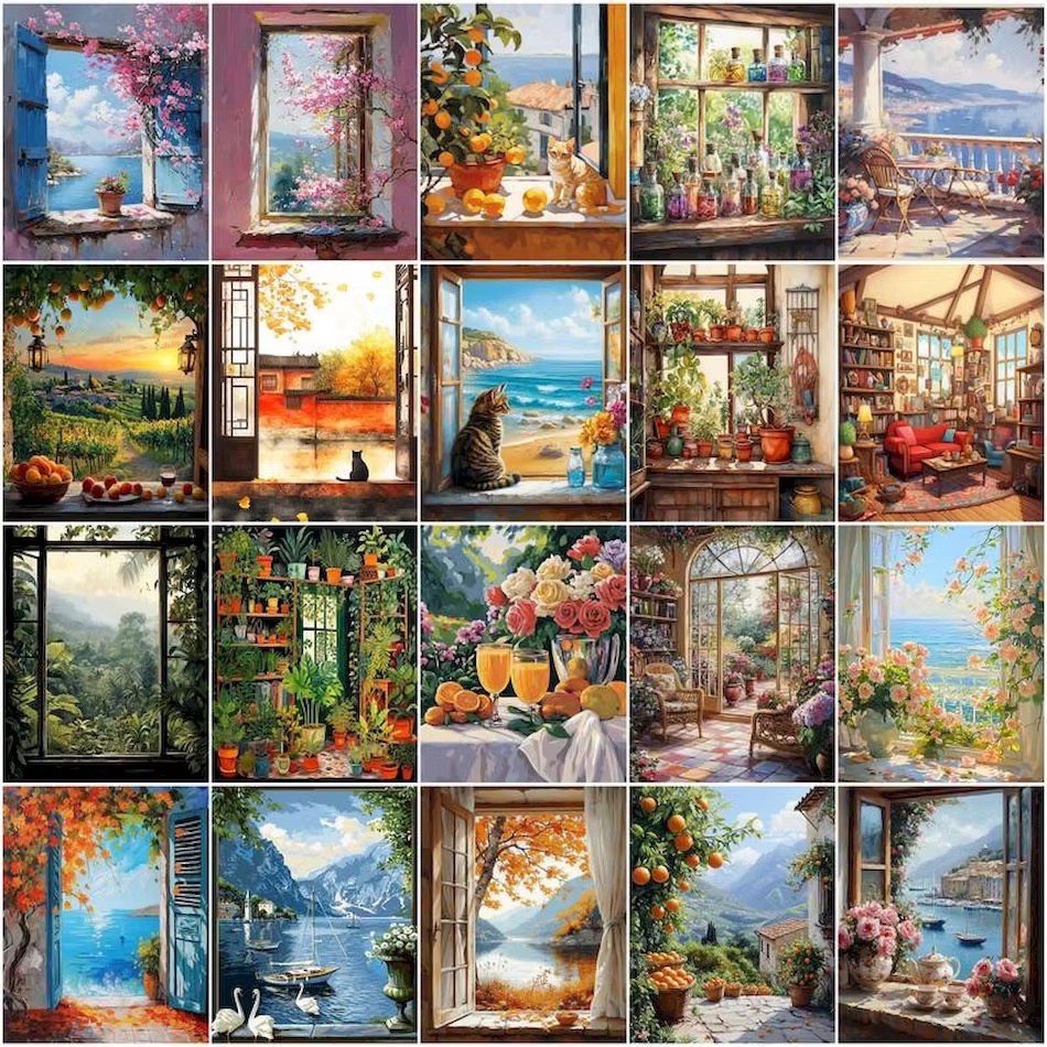 Pintura de Diamantes: Paisaje  - Resin Art Work reseña y precio
