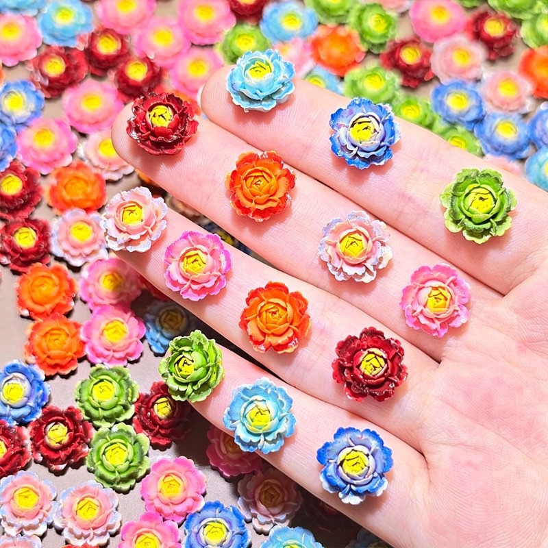 50 piezas de cabujones de resi - Resin Art Rose reseña y precio